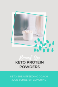 The BEST keto protein powder for breastfeeding mamas