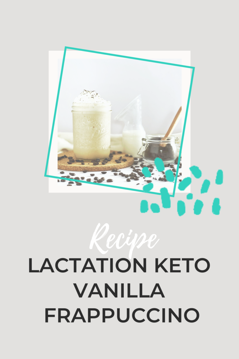 Lactation Keto Vanilla Frappuccino